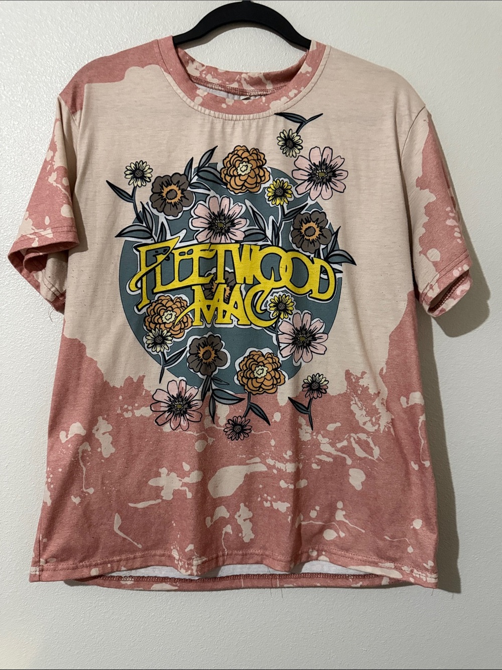 Kids Pink Tie-Dye Graphic Tee